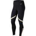 NIKE Damen Trainingstights One 7/8-Länge, Größe L in BLACK/METALLIC GOLD/WHITE