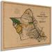 HISTORIC PRINTS Historix 1881 Oahu Hawaii Vintage Map - 24X36 Inch Vintage Map Of Oahu Hawaii Wall Art - Map Of Hawaii Oahu Poster - Survey Of Oahu Hawaiian Islands | Wayfair