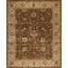 Brown/White 48 x 0.25 in Area Rug - Samad Rugs Mahal Oriental Hand Knotted Wool Brown Area Rug Wool | 48 W x 0.25 D in | Wayfair