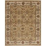 White 96 x 0.25 in Area Rug - Samad Rugs Mahal Oriental Hand Knotted Wool Beige/Light Brown Area Rug Wool | 96 W x 0.25 D in | Wayfair