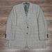 Burberry Suits & Blazers | Burberry Grey W/ Blue Windowpane Sport Coat 44l | Color: Blue/Gray | Size: 44l