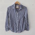 American Eagle Outfitters Tops | American Eagle The Boyfriend Fit Button Down Sz: S | Color: Blue/White | Size: S