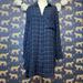 Anthropologie Dresses | Bella Dahl Hipster Flannel Dress | Color: Black/Blue | Size: S