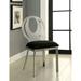 Orren Ellis Amorra Side Chair in Black Upholstered/Fabric in Gray | 37 H x 18 W x 21 D in | Wayfair 4FF8AE3595B74FED8FAD49EF2ABCD823