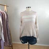 American Eagle Outfitters Sweaters | American Eagle Crewneck Varsity Stripe Sweater | Color: Pink | Size: S