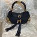 Gucci Bags | Gucci Black Babouska Gold Plated Corners | Color: Black/Tan | Size: Os