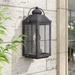 Hinkley Anchorage 2 - Light Outdoor Wall Lantern Aluminum/Glass in Brown | 17.75 H x 9.25 W x 7.75 D in | Wayfair 1854LZ