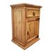 Millwood Pines Fremont Traditional 1 Drawer Nightstand Wood in Brown/Green | 28 H x 19.5 W x 15.5 D in | Wayfair 2D6F93A936424329AF63B70B7FC50056
