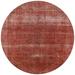 White 36 x 36 x 0.35 in Indoor Area Rug - Bungalow Rose Oriental Red Area Rug Polyester/Wool | 36 H x 36 W x 0.35 D in | Wayfair