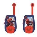 LEXIBOOK Spider-Man - Digital Walkie-Talkies for children/boys - 2 km transmission range, Morse Light function, Belt clip for transport, Battery, Blue/Red, TW25SP