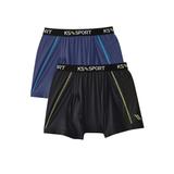 Men's Big & Tall KS Sport™ Performance Boxer Brief 2-Pack by KS Sport in Assorted Dark Colors (Size 3XL)