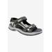 Men's WARREN Sandals by Drew in Black Grey Combo (Size 12 D)