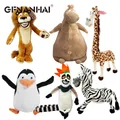 Jouet en peluche de Madagascar 6 Styles 20-35cm 1 pièce poupée douce girafe hippopotame lion