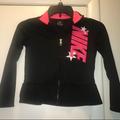 Nike Jackets & Coats | Like New! Girl’s Nike Jacket | Color: Black/Pink | Size: Lg