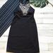 Athleta Dresses | Athleta| Ibeza Geo High Neck Swim Dress 34 C/D | Color: Black | Size: 34 B/C