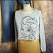 Disney Sweaters | Disney Frozen Elsa Cropped Metallic Sweater | Color: Blue/Silver | Size: L