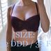 Victoria's Secret Intimates & Sleepwear | 1 Day Sale Nwt 32ddd Victorias Secret Dream Angels Unlined Bustier | Color: Purple | Size: 32f (3d)