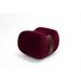 Marie Burgos Design Milo 22" Wide Velvet Standard Ottoman Velvet in Brown | 16 H x 22 W x 16 D in | Wayfair SQ4937730