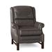 Birch Lane™ Sherry 36.5" Wide Faux Leather Standard Recliner Fade Resistant/Genuine Leather in Gray/Brown | 46 H x 36.5 W x 40 D in | Wayfair