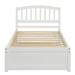 Red Barrel Studio® Twin Platform Bed Wood in White | 37.5 H x 41.7 W x 79.4 D in | Wayfair 7792C21DE36A4EE09BB994F2F2E690BF