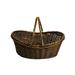 WaldImports Dark Willow Wicker Basket Wicker in Brown | 6 H x 19.5 W x 15 D in | Wayfair 1001/lg