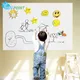 Autocollants Muraux en PVC pour Tableau Blanc pour Enfant 0.45x2m Papier Peint Artistique pour la