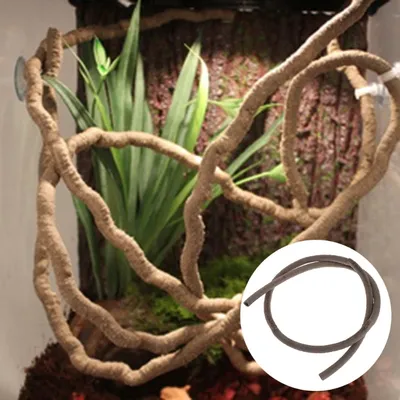 Boîte de vigne artificielle de Reptile décoration de boîte en rotin de lézard ornement de plante