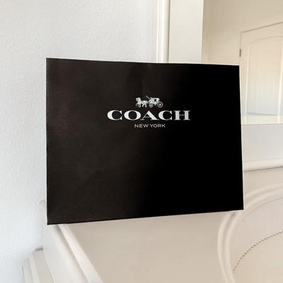 Coach Other | Coach Gift Bag | Color: Black/White | Size: Os