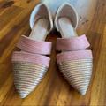 Anthropologie Shoes | Anthro Cecilia Ny Mysti Loafer Rose Gold 7.5 7 1/2 | Color: Gold/Pink | Size: 7