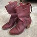 Anthropologie Shoes | Anthropologie Schuler & Sons Boots | Color: Purple/Red | Size: 8