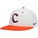 Men's Nike White/Orange Clemson Tigers Team Baseball True Performance Fitted Hat