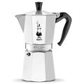 Bialetti Moka Express Aluminium Stovetop Coffee Maker (9 Cup), 420ml, Silver.