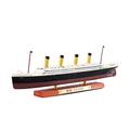 Lllunimon 1/1250 Alloy Titanic Ship Model Classic Luxury Cruise Simulation Boat Collection Decoration Gifts