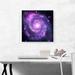 ARTCANVAS Spiral Whirlpool Galaxy Hubble Telescope Nasa Photograph - Wrapped Canvas Photograph Print Canvas in Black/Indigo | Wayfair