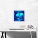 ARTCANVAS Blue Opal Precious Stone Jewel Gemstone - Wrapped Canvas Painting Print Canvas, Wood in Blue/Green | 12 H x 12 W x 1.5 D in | Wayfair