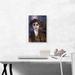 ARTCANVAS Portrait of Maude Abrantes 1907 by Amedeo Modigliani - Wrapped Canvas Painting Print, in Blue/Brown/White | Wayfair MODIGL26-1L-18x12