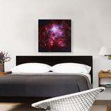 ARTCANVAS Tarantula Nebula Hubble Telescope NASA - Wrapped Canvas Photograph Print Canvas in Red | 26 H x 26 W x 1.5 D in | Wayfair