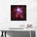 ARTCANVAS Tarantula Nebula Hubble Telescope NASA - Wrapped Canvas Photograph Print Canvas in Red | 18 H x 18 W x 1.5 D in | Wayfair