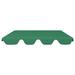 Arlmont & Co. Maylin Replacement Canopy for Swing Outdoor Swing Cover Replacement Sunshade Fabric in Green | 97.6 W x 73.2 D in | Wayfair