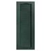 Alpha Shutters Cathedral Top Full-style Open Louver Shutters Pair Plastic | 34 H x 9 W x 0.125 D in | Wayfair L209034033