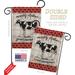 Breeze Decor Farm Cow 2-Sided Polyester 13 x 19 in. Flag Set in Gray/Red | 18.5 H x 13 W in | Wayfair BD-FA-GS-110121-IP-BO-02-D-US18-WA