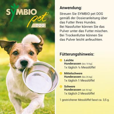 SymbioPharm - SYMBIOPET dog Ergänzungsfutterm.Pulver f.Hunde 0.175 kg