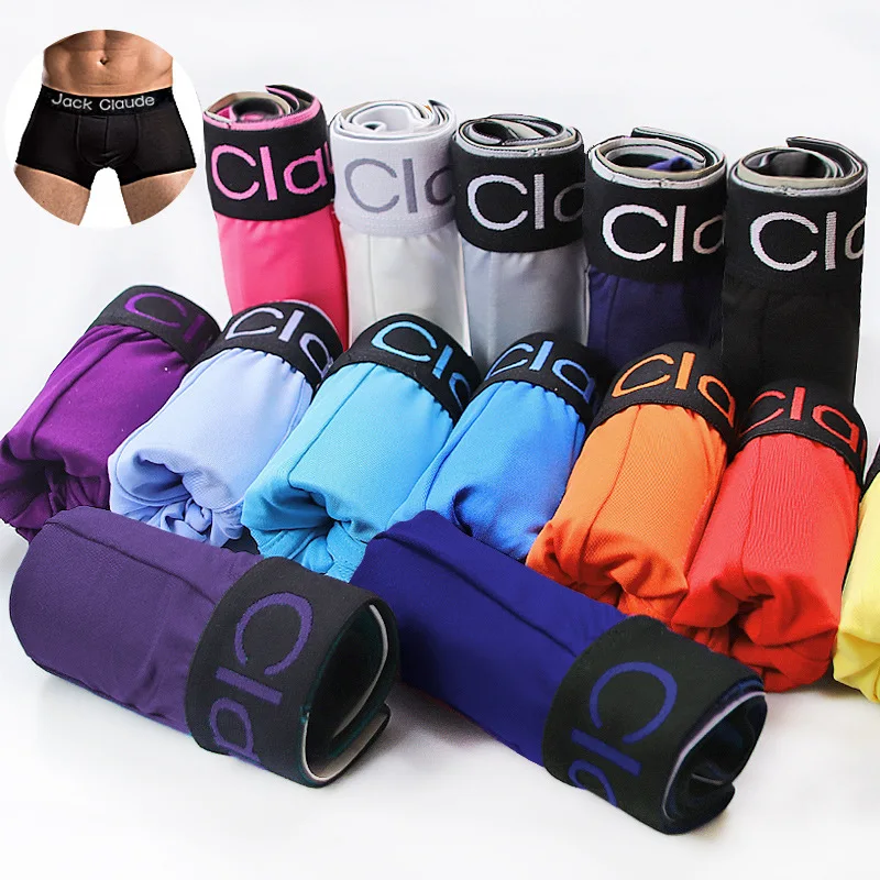 Nouveau Jack Claude hommes sous-vêtements boxeurs hommes caleçons Boxer Shorts Modal mâle culotte poche gaine caleçon M XXL