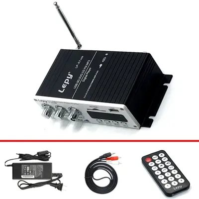 Lepy – amplificateur de puissance Bluetooth lp-a7usb avec alimentation 12V3A et câble Audio
