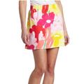 Lilly Pulitzer Skirts | Lilly Pulitzer Briar Skirt White Lavish Lilly Xs | Color: Pink/Yellow | Size: Xs