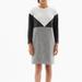 Madewell Dresses | Madewell Geo Tilt Color Block Shift Dress | Color: Black/Gray | Size: S