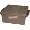 MTM ammo Crate 7.25 deep Dk Earth large ACR8-72