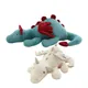 Jouet Dragon volant en peluche vert et blanc mignon avec ailes ptérosauria jouet pour enfants