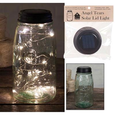 Solar Lid Light - Angel Tears - Box of 4 - CTW Home Collection 360319