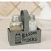 Mason Jar Box Salt and Pepper Caddy - Box of 2 - CTW Home Collection 860385T